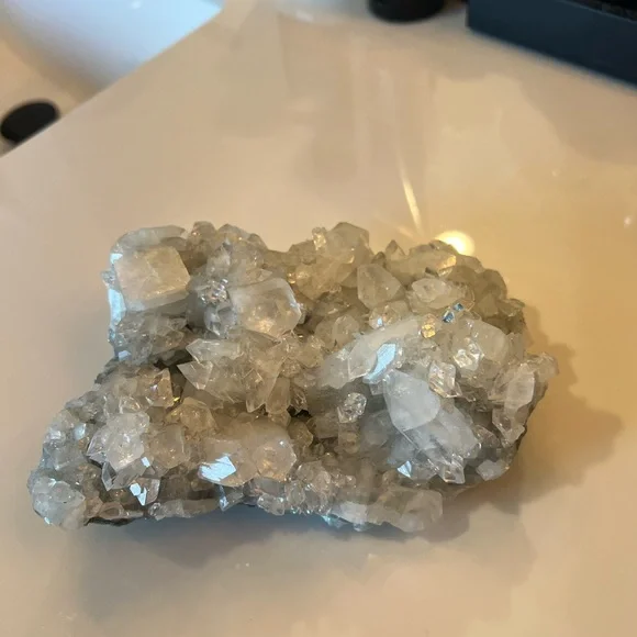 Clear Quartz Crystal Cluster - Picture 2 of 2